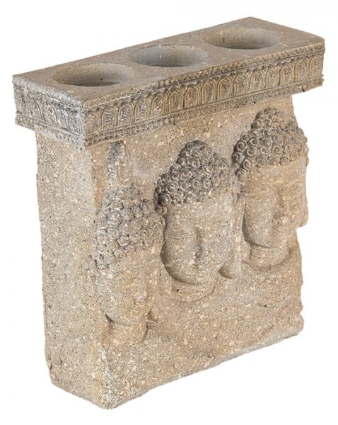 Svícen na svíčku v tibetském stylu – 16x6x17 cm
