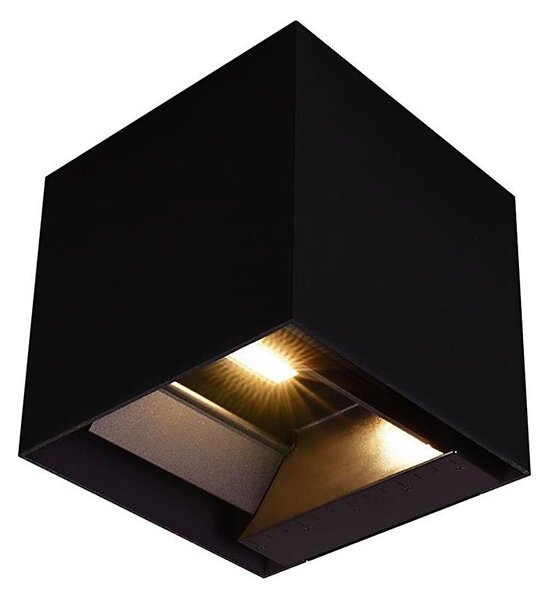 LED Solární nástěnné svítidlo se sen. LED/9W/3,7V 3000/4000/5000K IP65 černá