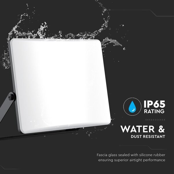 LED Reflektor LED/30W/230V 3000/4000/6500K IP65 černá