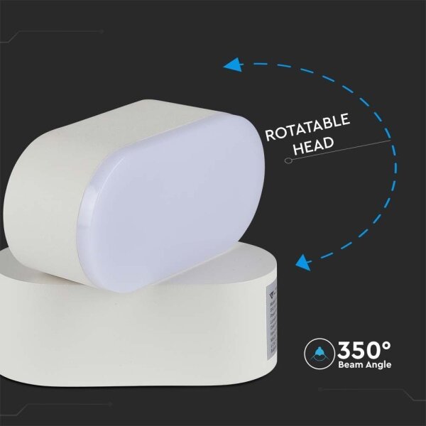 LED Venkovní flexibilní nástěnné svítidlo LED/5W/230V 3000K IP65 bílá