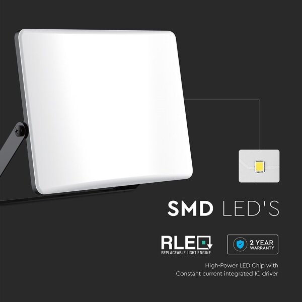 LED Reflektor LED/30W/230V 3000/4000/6500K IP65 černá