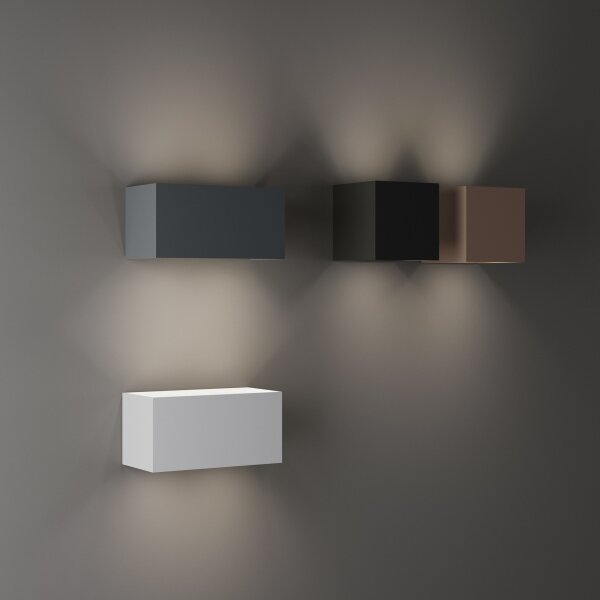 Ideal Lux - LED Venkovní nástěnné svítidlo ATOM LED/12W/230V IP54 hnědá
