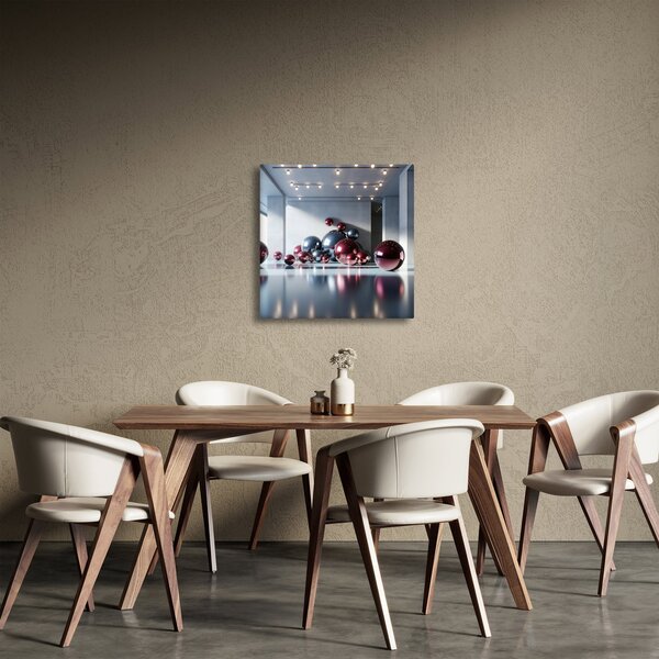 Obraz - 3D prostor s koulemi II. (30x30 cm)