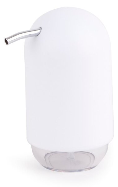 Bílý plastový dávkovač mýdla 230 ml Touch – Umbra