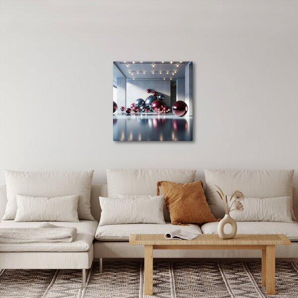 Obraz - 3D prostor s koulemi II. (30x30 cm)