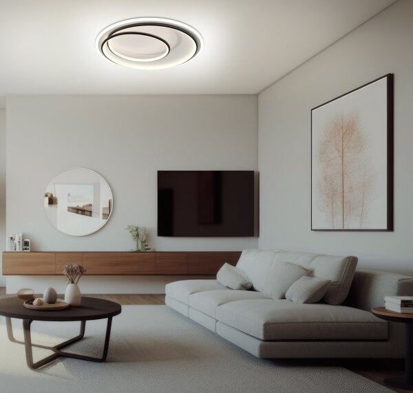 Brilagi - LED Stmívatelné stropní svítidlo FLARE LED/38W/230V 3000-6000K + DO