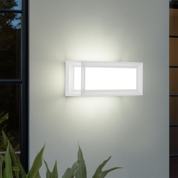 Brilagi - LED Venkovní nást. svítidlo se senzorem PARKER LED/12W/230V bílá IP44
