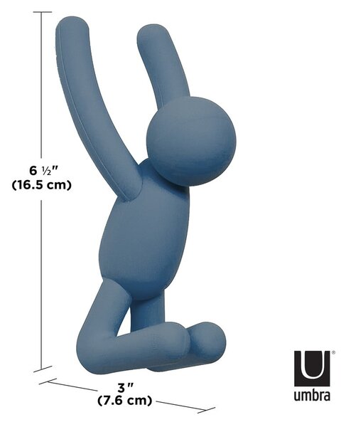 Nástěnné plastové háčky v sadě 3 ks Buddy – Umbra