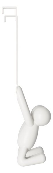 Bílý plastový věšák na dveře 22 cm Buddy – Umbra