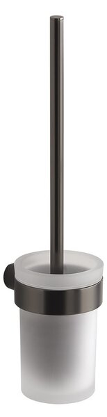 Gedy Gedy, PIRENEI WC kartáč závěsný, mléčné sklo, gun metal, PI330381