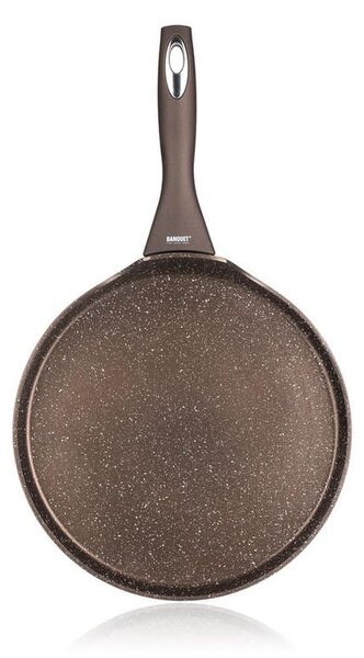 Banquet Pánev na palačinky s nepřilnavým povrchem PREMIUM Dark Brown 24 cm