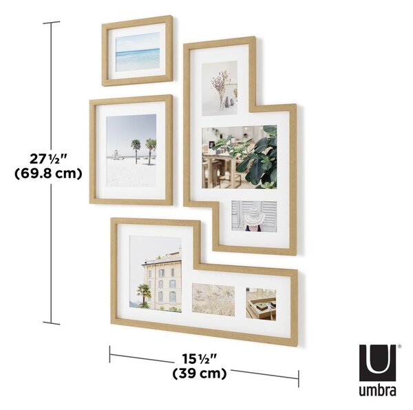 Plastové rámečky v sadě 4 ks 38x69 cm Mingle – Umbra