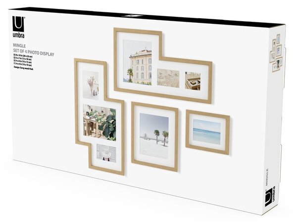Plastové rámečky v sadě 4 ks 38x69 cm Mingle – Umbra