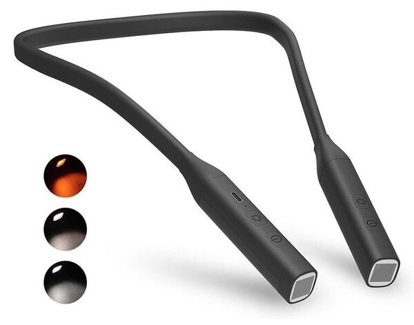 Přisvěcovací LED lampička za krk ohebná