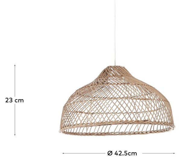 Ratanové stínidlo v přírodní barvě ø 42,5 cm Dyara – Kave Home