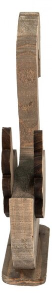 Dekorace Socha Labuť Hnědá 38*6*43 cm – 38x6x43 cm