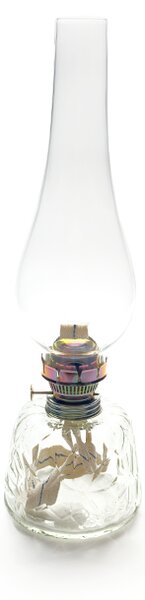 Sklárna Častolovice - Petrolejová lampa - Poly - křišťál