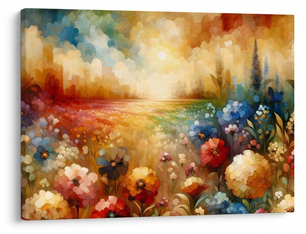 Obraz - Pestrobarevná louka (70x50 cm)