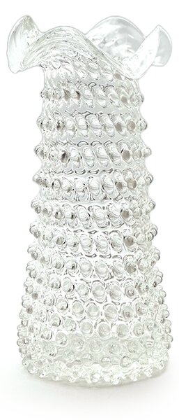 Sklárna Častolovice - Váza 29cm - Hobnail - Ananas - křišťál