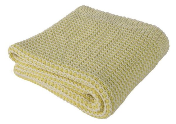 Žlutá dětská bavlněná deka Homemania Decor Kids Fluffy, 90 x 90 cm