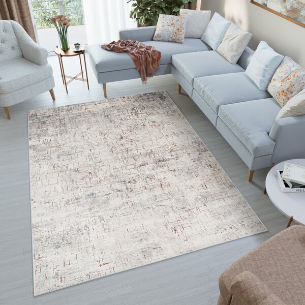 Makro Abra Moderní kusový koberec FEYRUZ AP22A Abstraktní krémový Rozměr: 240x330 cm