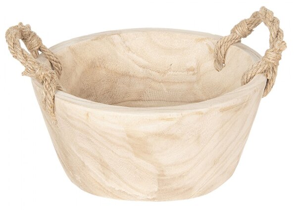 Sada 2 dřevěných košíků/ misek – 36x16 cm