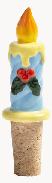 Ručně malovaná zátka do láhve z dolomitu Candle