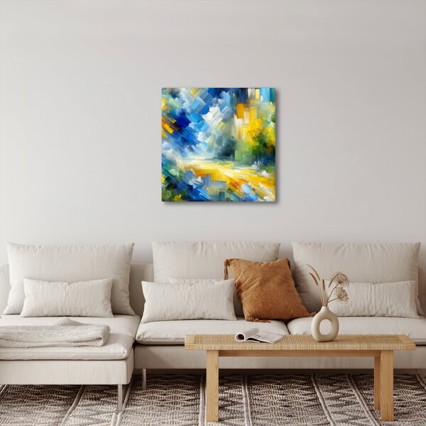 Obraz - Abstraktní slunečný den (30x30 cm)