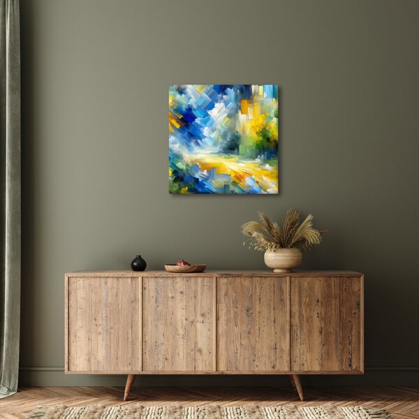 Obraz - Abstraktní slunečný den (30x30 cm)