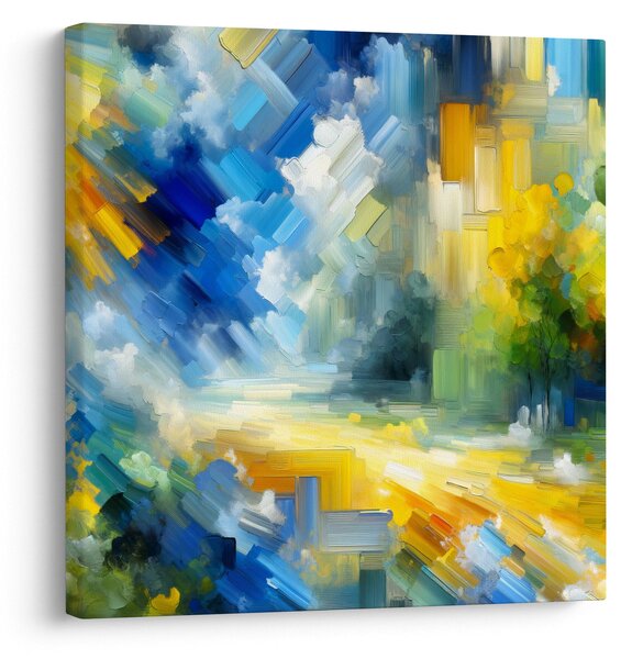 Obraz - Abstraktní slunečný den (30x30 cm)