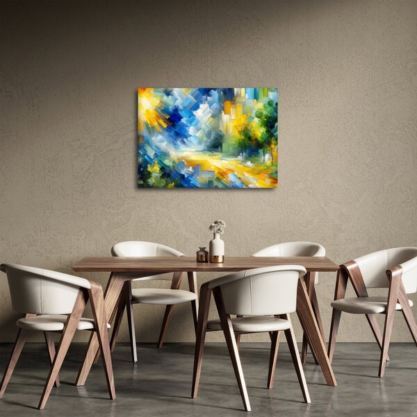 Obraz - Abstraktní slunečný den (70x50 cm)