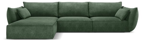 Tmavě zelená rohová pohovka (levý roh) Vanda – Mazzini Sofas