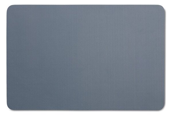 Prostírání plastové Kimara PU 45x30 cm imitace kůže tmavě šedá