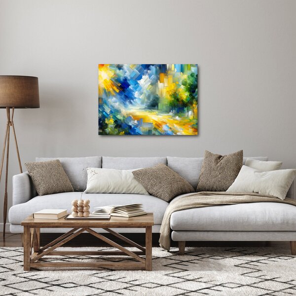 Obraz - Abstraktní slunečný den (70x50 cm)
