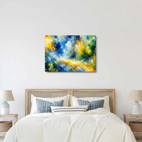 Obraz - Abstraktní slunečný den (70x50 cm)