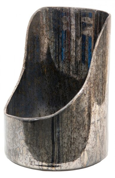 Skleněná čajová svíčka Houder Silver 18*24 cm – 18x24 cm