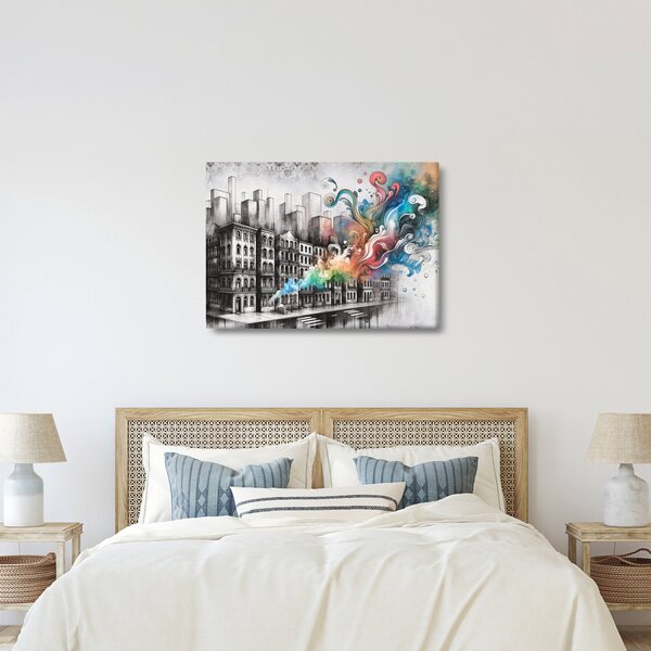 Obraz - Industriální život (70x50 cm)
