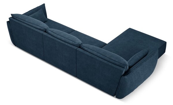 Tmavě modrá rohová pohovka (levý roh) Vanda – Mazzini Sofas