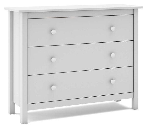Komoda xamia 100 x 80 cm bílá