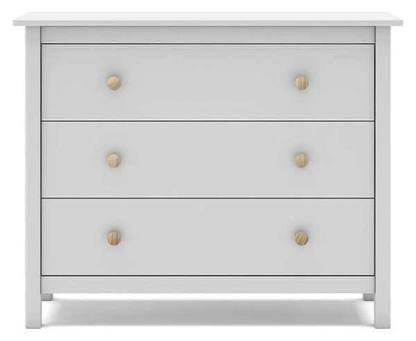Komoda xamia 100 x 80 cm bílá