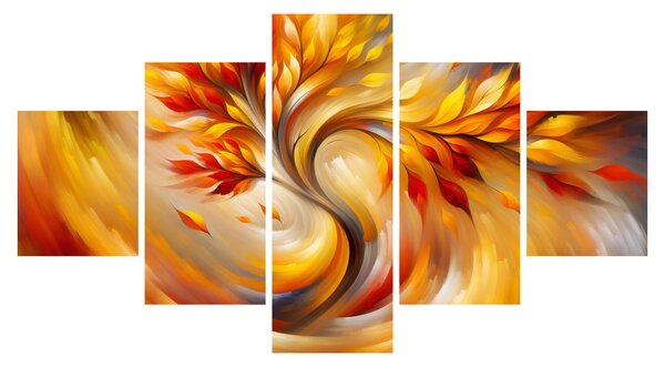 Obraz - Podzimní strom (125x70 cm)