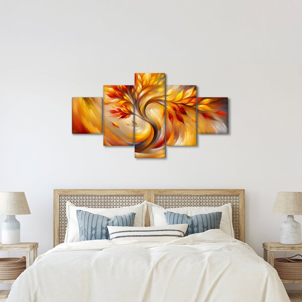 Obraz - Podzimní strom (125x70 cm)