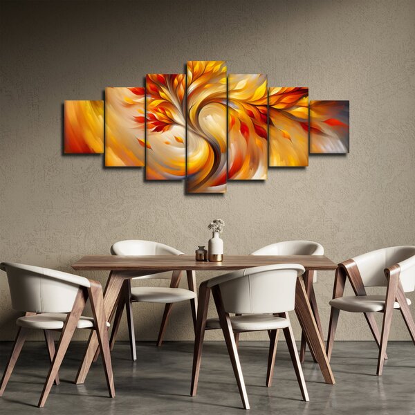 Obraz - Podzimní strom (210x100 cm)