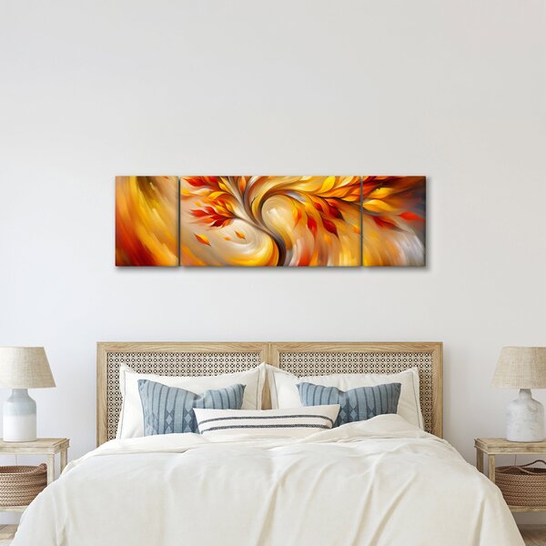 Obraz - Podzimní strom (170x50 cm)