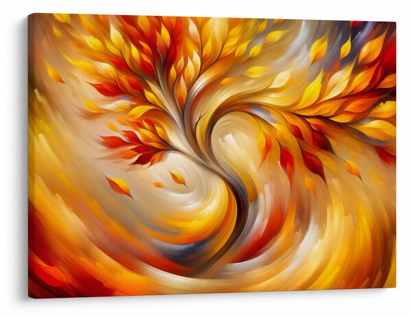 Obraz - Podzimní strom (70x50 cm)