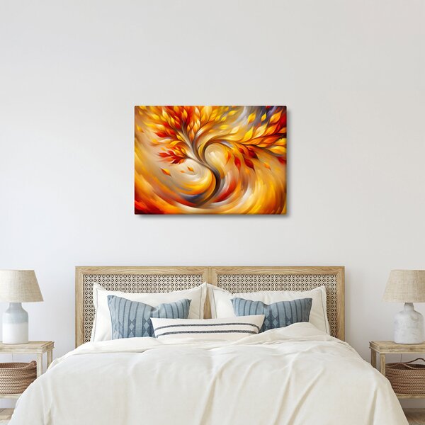 Obraz - Podzimní strom (70x50 cm)