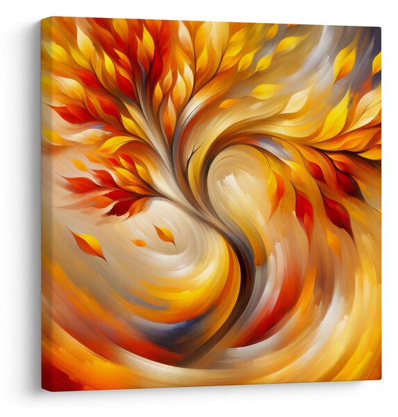 Obraz - Podzimní strom (30x30 cm)