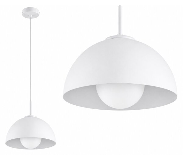 BRILAGI - Lustr na lanku COSMO 1xE27/60W/230V pr. 30 cm bílá