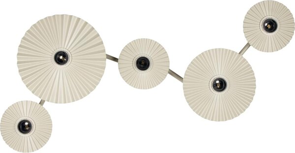 Osram - Nástěnné svítidlo PLISSEE 5xE27/15W/230V krémová