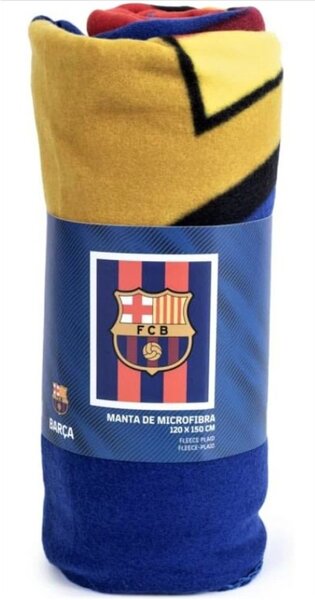 Polar fleece deka FC Barcelona - 120 x 150 cm